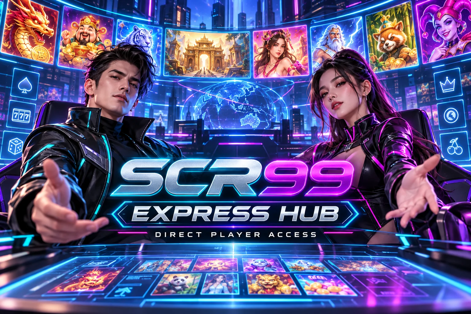 SCR99 Express Hub futuristic gamer gateway
